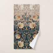 Pimpernel Blauwgroen & Gold William Morris Bad Handdoek (Handdoek)