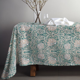 Pimpernel Blauwgroen Roze William Morris Floral Tafelkleed