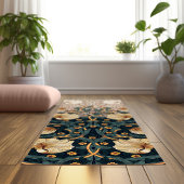 Pimpernel Blauwgroen & Warm Wit William Morris Yogamat