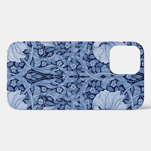 Pimpernel Blue Monotone, William Morris Case-Mate iPhone Case (Achterkant (horizontaal))