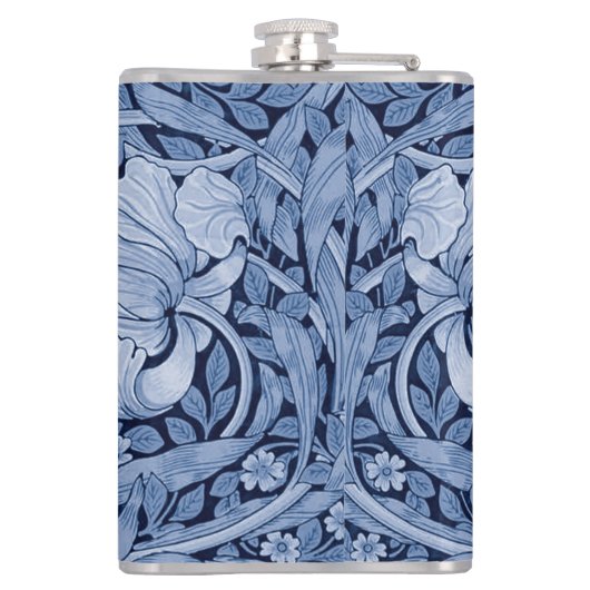 Pimpernel Blue Monotone, William Morris Heupfles (Achterkant)