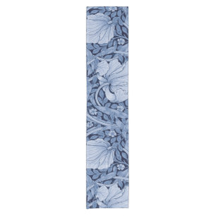 Pimpernel Blue Monotone, William Morris Korte Tafelloper