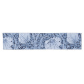 Pimpernel Blue Monotone, William Morris Korte Tafelloper (Horizontaal)
