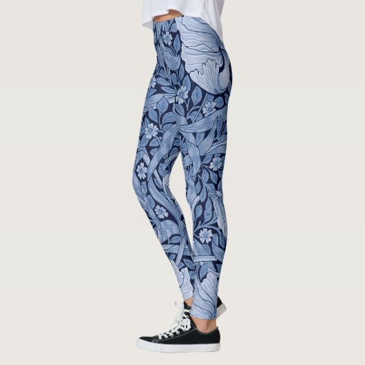Pimpernel Blue Monotone, William Morris Leggings (Links)