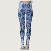 Pimpernel Blue Monotone, William Morris Leggings (Voorkant)