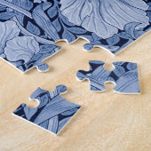 Pimpernel Blue Monotone, William Morris Legpuzzel (Zijkant)