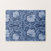 Pimpernel Blue Monotone, William Morris Legpuzzel (Horizontaal)