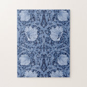 Pimpernel Blue Monotone, William Morris Legpuzzel (Verticaal)