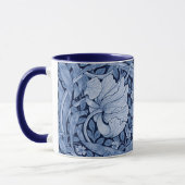 Pimpernel Blue Monotone, William Morris Mok (Links)