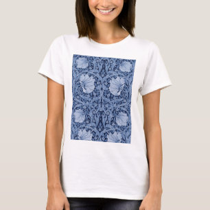 Pimpernel Blue Monotone, William Morris T-shirt