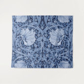 Pimpernel Blue Monotone, William Morris Wandkleed (Voorkant (horizontaal))
