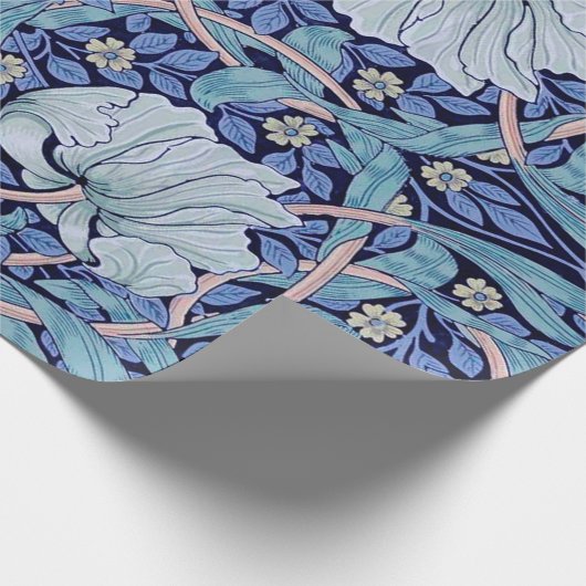 Pimpernel Blue, William Morris Cadeaupapier (Hoek)