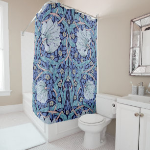 Pimpernel Blue, William Morris Douchegordijn