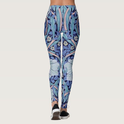 Pimpernel Blue, William Morris Leggings (Achterkant)