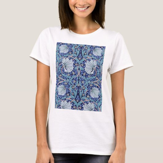 Pimpernel Blue, William Morris T-shirt (Voorkant)