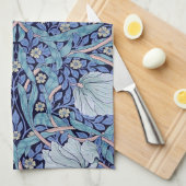 Pimpernel Blue, William Morris Theedoek (Quarter Fold)