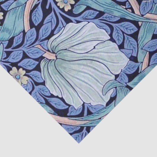 Pimpernel Blue, William Morris Tissuepapier (Detail)