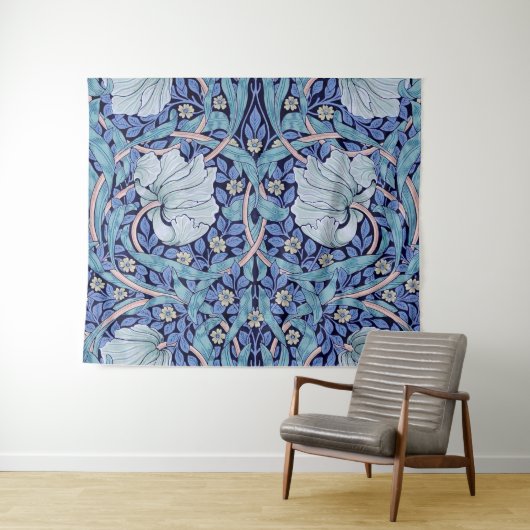 Pimpernel Blue, William Morris Wandkleed (In Situ (horizontaal))