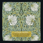 Pimpernel Design van William Morris Bandana<br><div class="desc">Complex Floral design van William Morris,  natuur geïnspireerd op landschap,  tuinen,  bloemen en planten. Classy-objecten</div>
