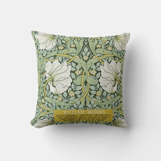 Pimpernel Design van William Morris Pillow Hoesje Kussen (Voorkant)