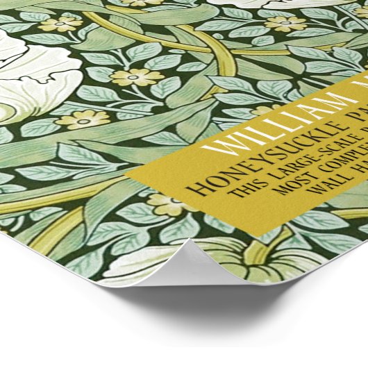 Pimpernel Design van William Morris Poster (Hoek)