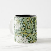 Pimpernel Design van William Morris Tweekleurige Koffiemok (Voorkant links)