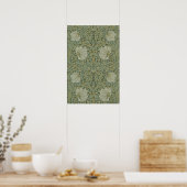 Pimpernel door William Morris Vintage Bloemendecor Poster (Keuken)