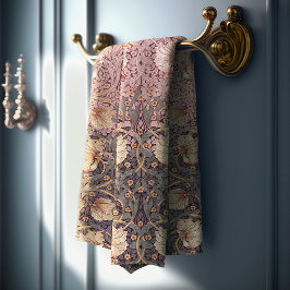Pimpernel Dusty Roos & Blauw William Morris Bad Handdoek