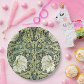  Pimpernel Floral Pattern William Morris Papieren Bordje (Feest)