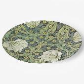  Pimpernel Floral Pattern William Morris Papieren Bordje (Gekanteld)