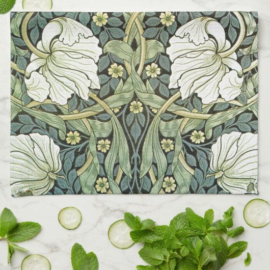 Pimpernel Floral Pattern William Morris Theedoek (Gevouwen)