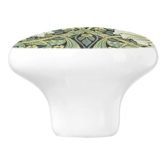 Pimpernel Floral William Morris Keramische Knop (Zijkant)