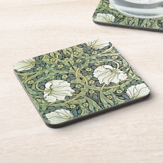 Pimpernel Flowers William Morris Bier Onderzetter (Linkerzijde)