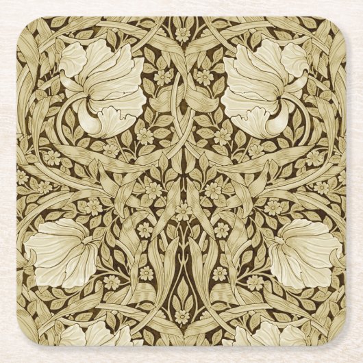 Pimpernel Gold, William Morris Kartonnen Onderzetters (Voorkant)