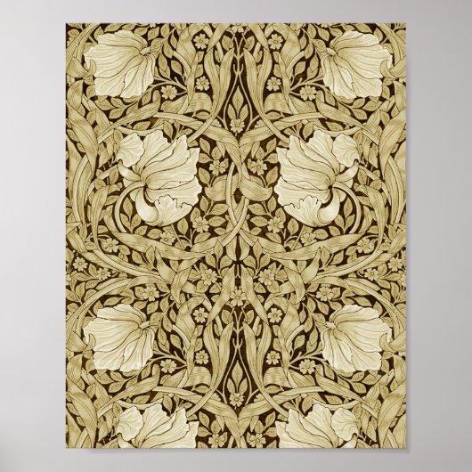 Pimpernel Gold, William Morris Poster (Voorkant)