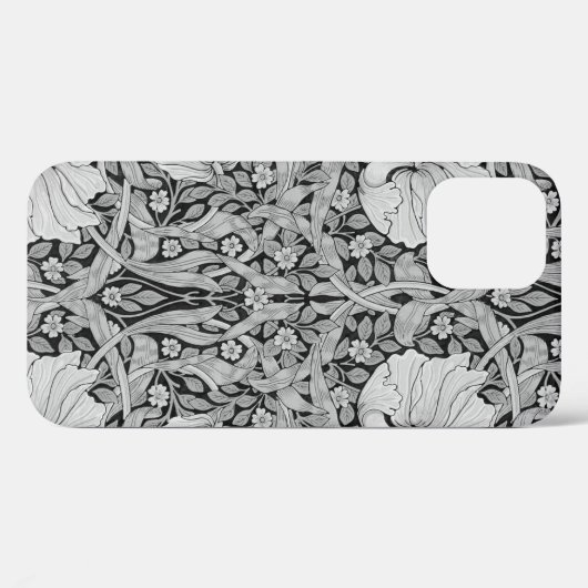Pimpernel Gray Monotone, William Morris Case-Mate iPhone Case (Achterkant (horizontaal))