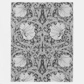 Pimpernel Gray Monotone, William Morris Fleece Deken (Voorkant)