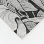 Pimpernel Gray Monotone, William Morris Fleece Deken (Hoek)