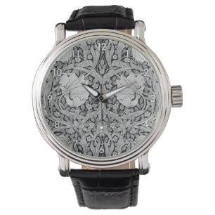 Pimpernel Gray Monotone, William Morris Horloge