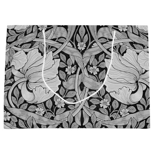 Pimpernel Gray Monotone, William Morris Large Gift Groot Cadeauzakje (Voorkant)