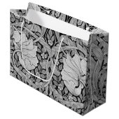 Pimpernel Gray Monotone, William Morris Large Gift Groot Cadeauzakje (Voorkant Gekanteld)