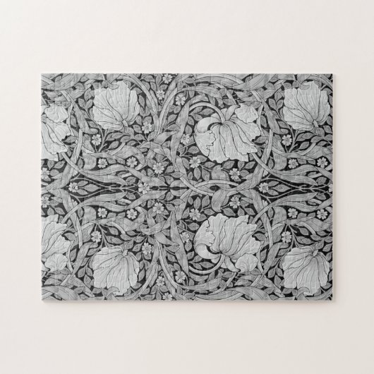 Pimpernel Gray Monotone, William Morris Legpuzzel (Horizontaal)