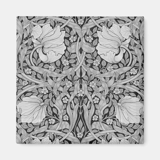 Pimpernel Gray Monotone, William Morris Magneet (Voorkant)