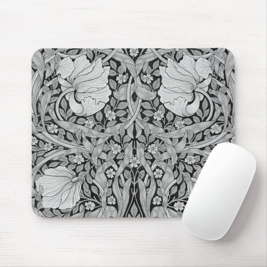 Pimpernel Gray Monotone, William Morris Muismat (Met muis)