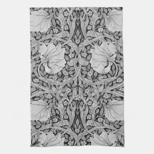 Pimpernel Gray Monotone, William Morris Theedoek