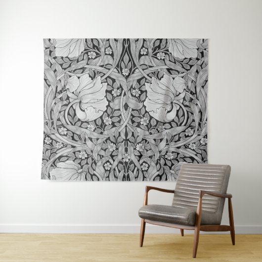 Pimpernel Gray Monotone, William Morris Wandkleed (In Situ (horizontaal))