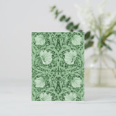 Pimpernel Green, William Morris Briefkaart (Staand voorkant)