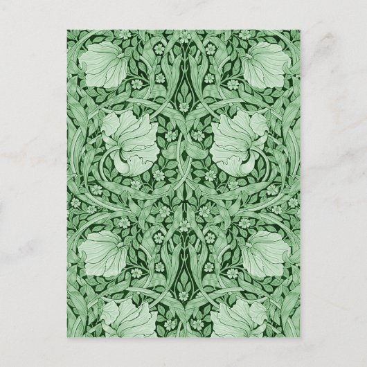 Pimpernel Green, William Morris Briefkaart (Voorkant)