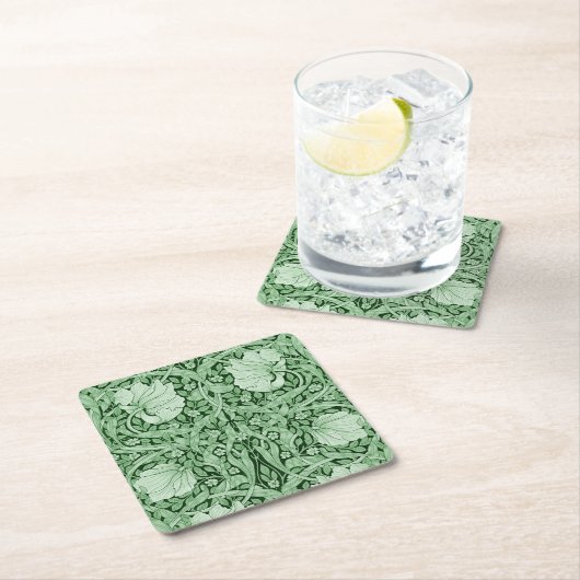 Pimpernel Green, William Morris Kartonnen Onderzetters (Insitu)