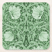 Pimpernel Green, William Morris Kartonnen Onderzetters (Voorkant)